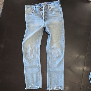 Just USA Light Blue Ankle Jeans